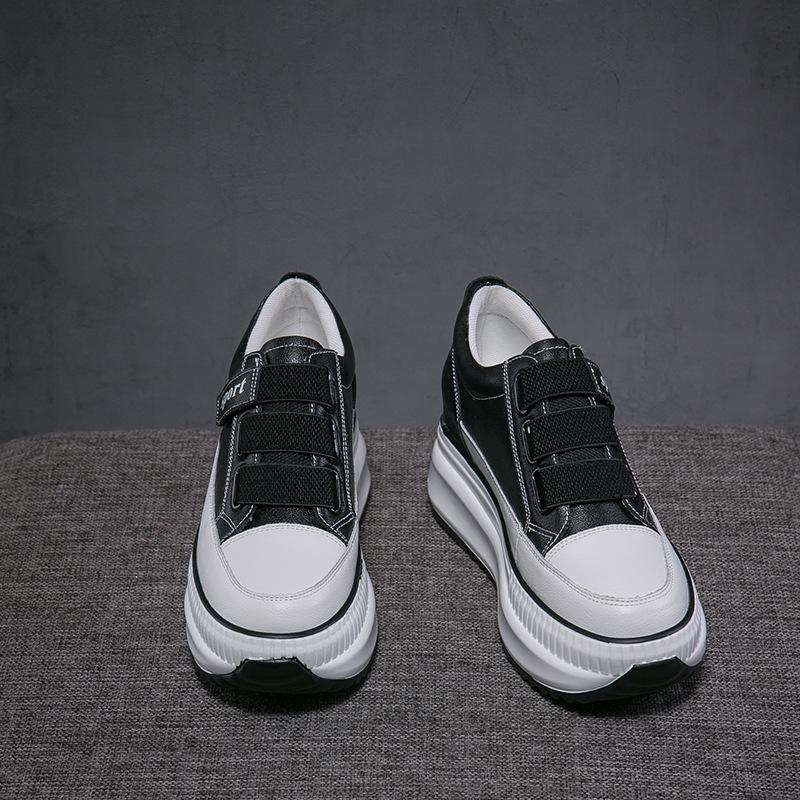 

Женская модная белая повседневная спортивная обувь на толстой подошве, увеличивающая рост, 2021 г. 35