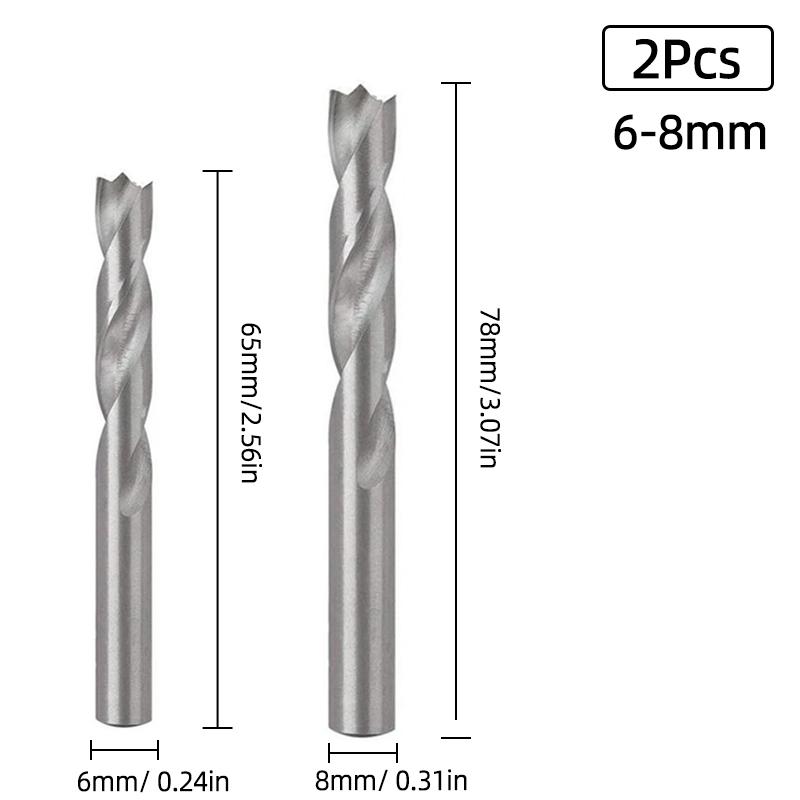 

HSS двухсторонняя вращающаяся точечная сварка Broca Metal 8-сторонний резак 9,5 мм для удаления битума сверло открывалка для отверстий резак инструменты для точечной сварки