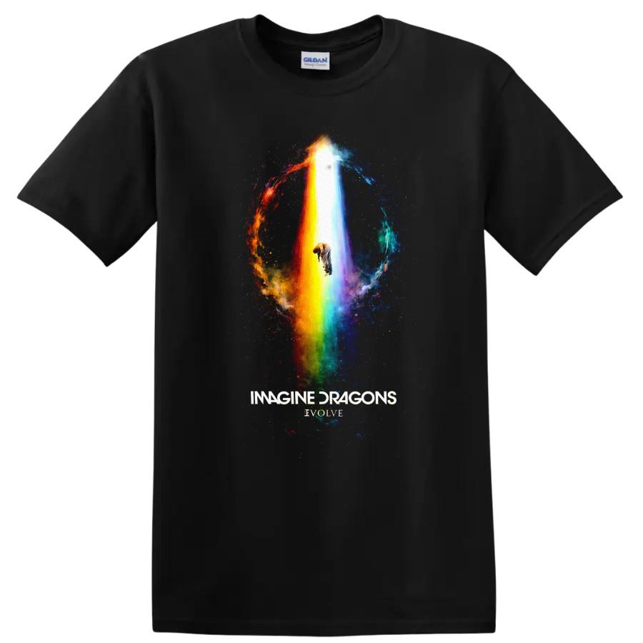 Vintage Classic Rock Album Artwork T Shirt Colorful Cosmic Design Tee