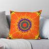 Fire Flame Orange Square Pillowcase Polyester Linen Velvet Printed Zip Decor Throw Pillow Case Car Cushion Cover X