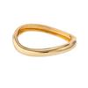 Round Smooth Bracelet Bangle Women Minimalist Gold copper Color Texture Charm Wrist Jewelry Couple Jewelry Steampunk