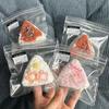 Dreiecke Sesam Reisbällchen Sushi Silikon Elastische Kneifen Fingerspitzen Zappeliges Spielzeug Erwachsene Stressabbau Kdis Geschenke Squishy Spielzeug