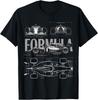 Course 2026 Silhouette de Voiture Plan de Dessin Voiture de Course 2026 Taille T-shirt