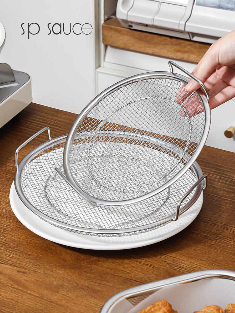 Stainless Steel Double Ear Skimmer Ladle with Handle