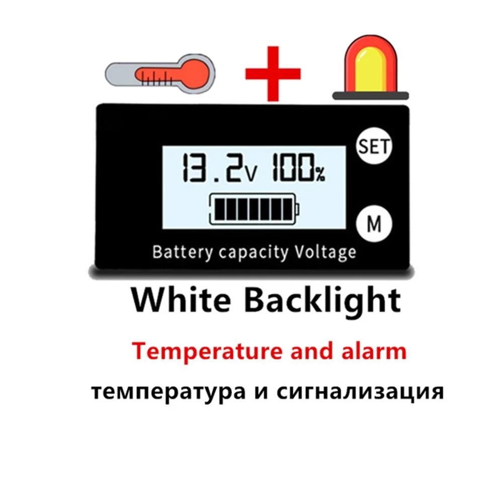DC7-100V Lithium Lead Acid Battery Capacity Indicator Power Display Meter 9V 12V 24V 48V LED Digital Voltmeter Voltage Tester