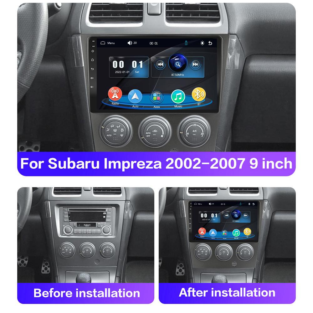 Car Radio Multimedia MP5 Player Head Unit Stereo BT For Subaru Impreza 2004-2007