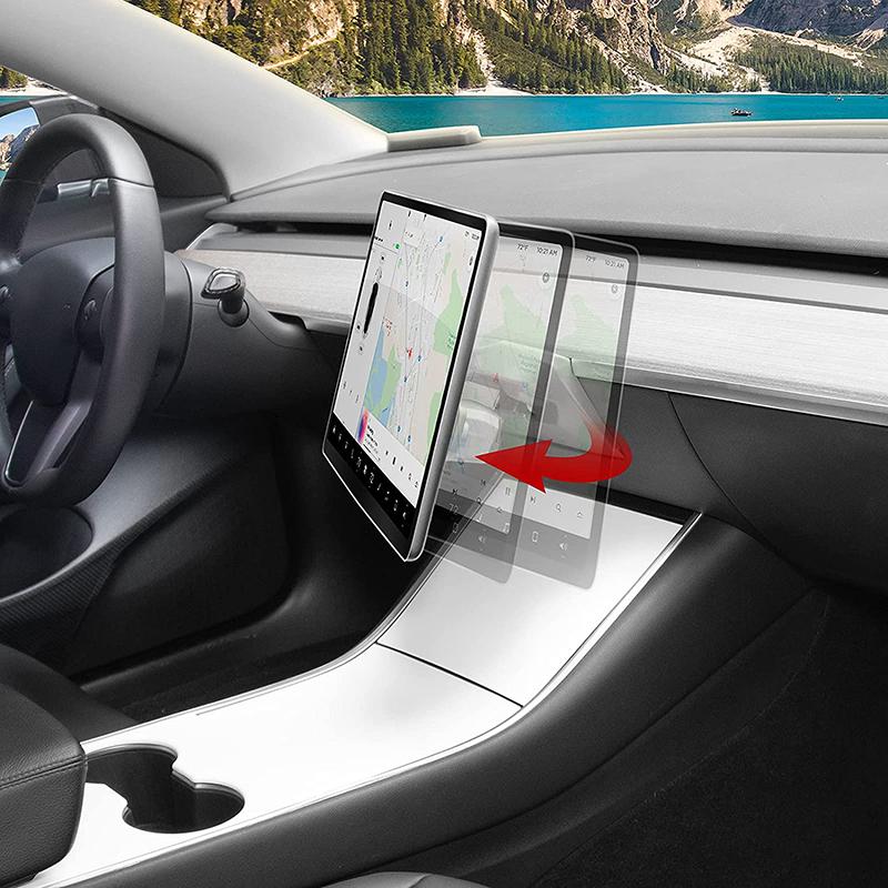 Auto-Bildschirm-Drehhalter für Tesla Model 3 Y 2017-2022 Center Console Swivel Mount Halterung 15/30 Grad GPS-Bildschirmdrehung
