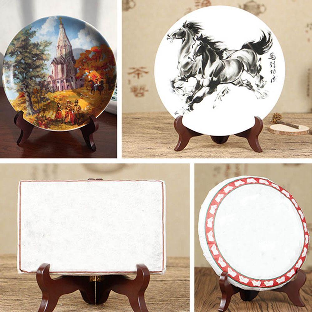 Base Home Decor Book High End Picture Frame Holder Display Stand Plate Holder Wooden Bracket