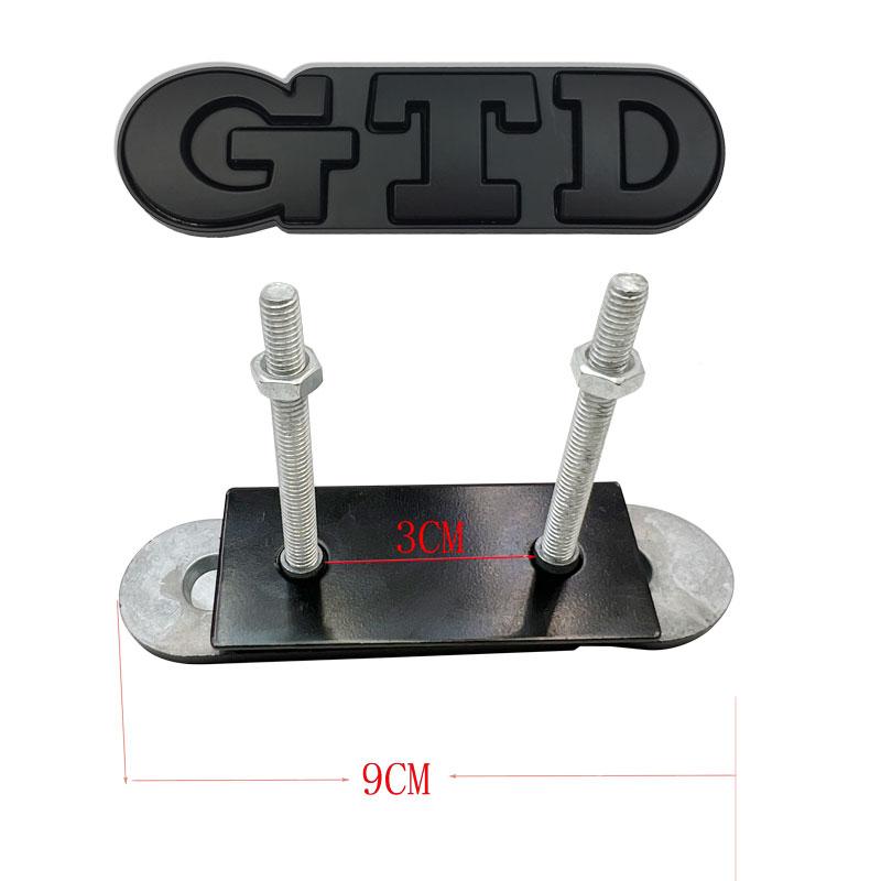 2026 Heiß Für Volkswagen VW 3D Metallaufkleber GTD Kühlergrill-Emblem Heckklappen-Aufkleber Für GTD Golf 2 4 5 6 7 R MK2 MK3 MK4 Auto