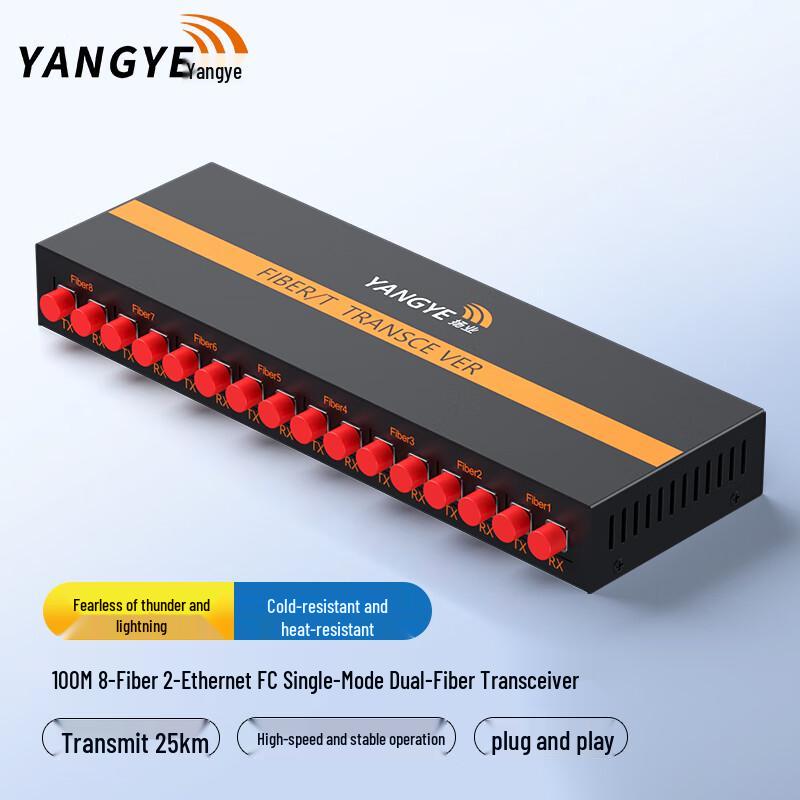 Yangye 100Mbps Fiber Optic Media Converter