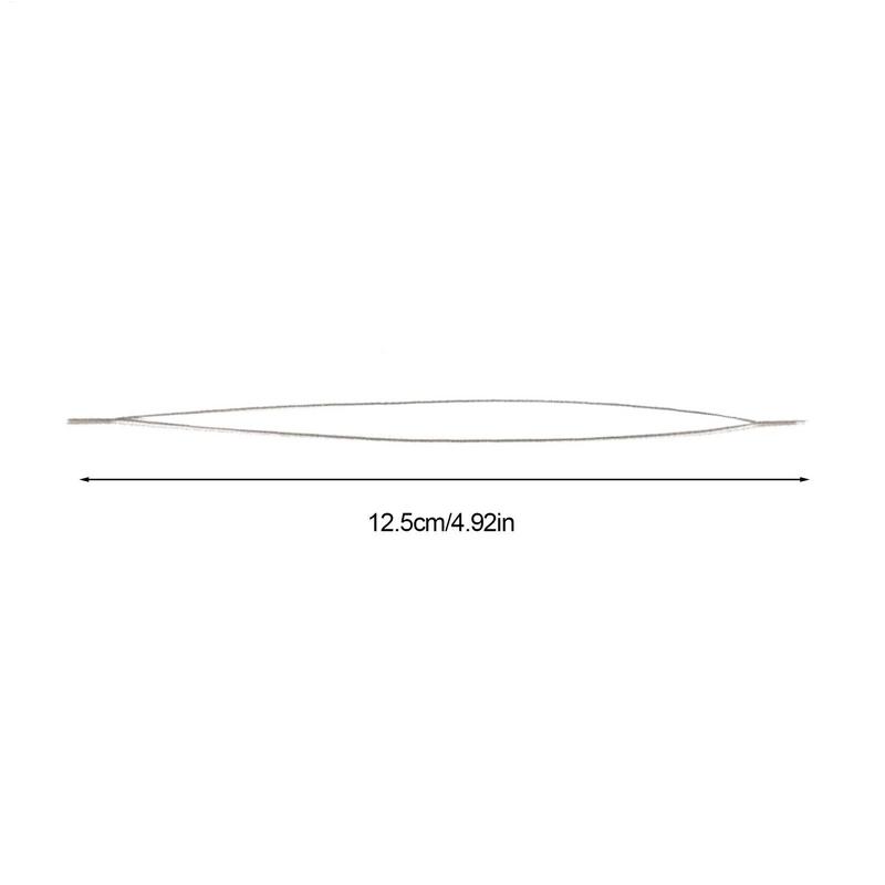 1PC Open Big Eye Beading Needles Bead Necklace Bracelet Tools Stainless Steel Self Threading Needle Pins For Jewelry Supplies