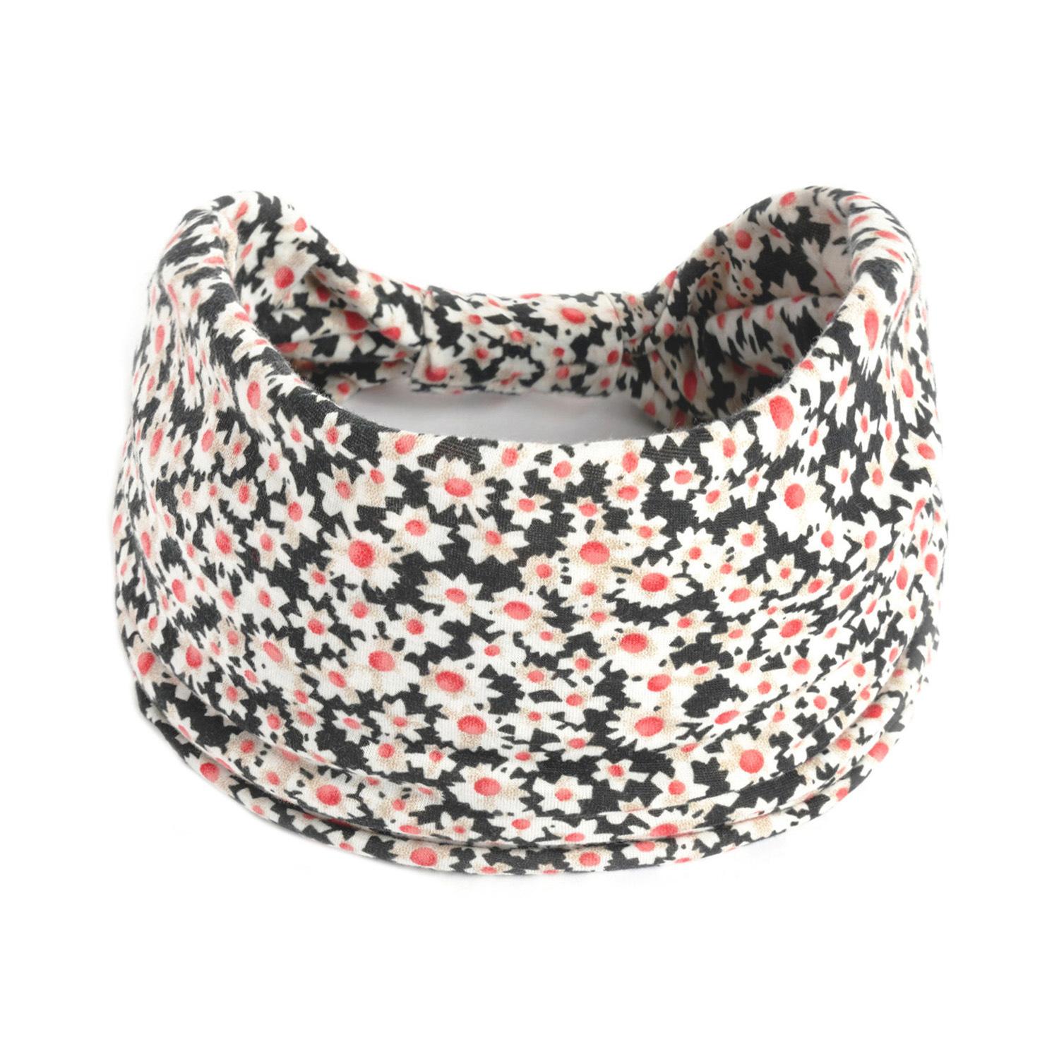 Stretchy Cross Yoga Headband Wide Soft Fabric Sweat Absorbing Elastic Band for Sports and Fitness Activities One Size