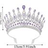 Antike Bronze Barockkrone Elegante Antike Griechische Tiara Exquisite Königinnen Tiara Krone Party