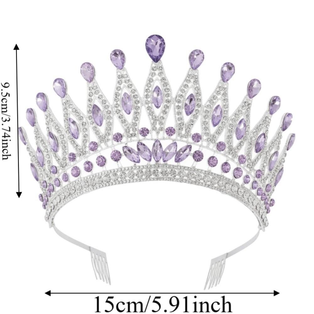 Antike Bronze Barockkrone Elegante Antike Griechische Tiara Exquisite Königinnen Tiara Krone Party