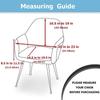 1 /6pc Polar Fleece High Arm Chair Cover High Sloping Dining Chair Covers House De Chaise Washable Seat Covers Hotel Home Banquet