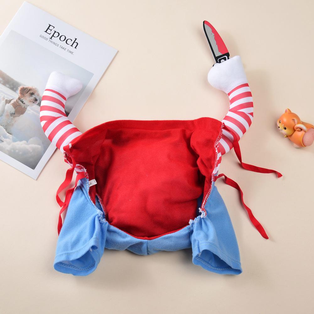 Katzenkillerpuppe Halloween-Kostüm - Lustiges Cosplay für Haustiere