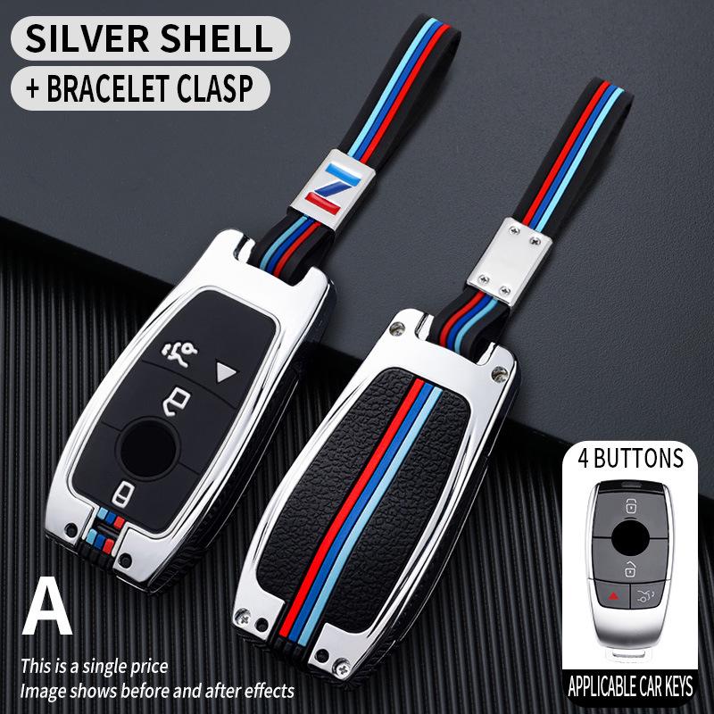 Mercedes-Benz Key Case for E-Class, C260L, C200L, A200L, E260, and GLC Luxury Models