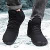 Winter Neue Baumwollschuhe für Männer und Frauen, Outdoor-Freizeitsport, Rutschfest, Wasserdicht und Plüsch Dicke Hohe Schneestiefel
