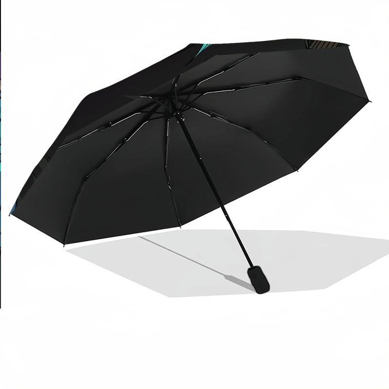 Sally Face Winddichter Automatischer 8-Rippen-Faltregenschirm Tragbarer Outdoor-Sonnenschirm