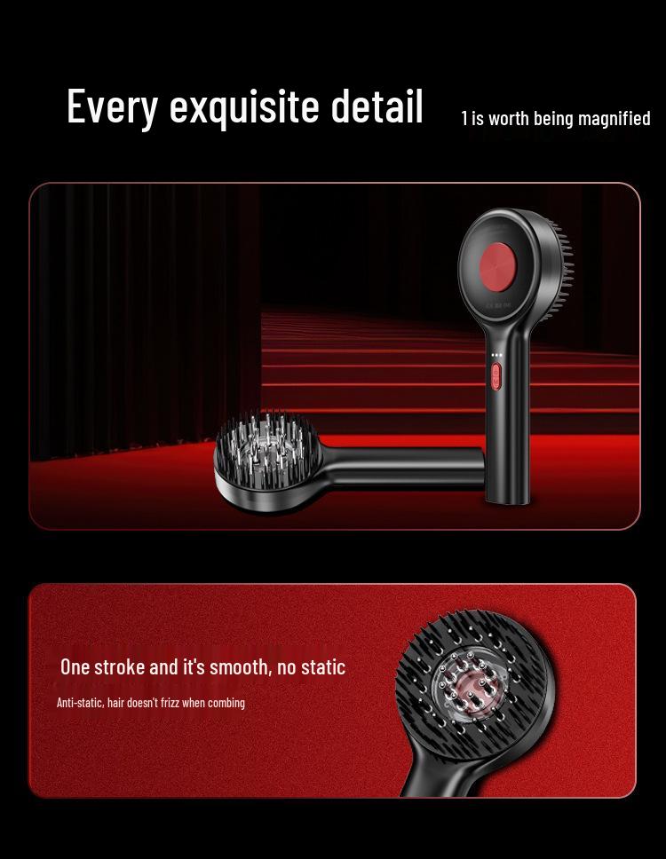 Electric Hair Growth and Scalp Massage Comb with Essence Applicator