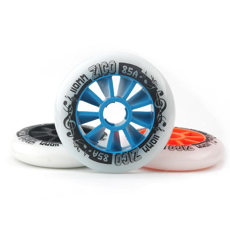 Roller Skates, Speed Skating Wheels, Street Brush Wheels, Racing Big Cake Wheels 90/100/110MM High Elasticity and High Wear Resistance 85A