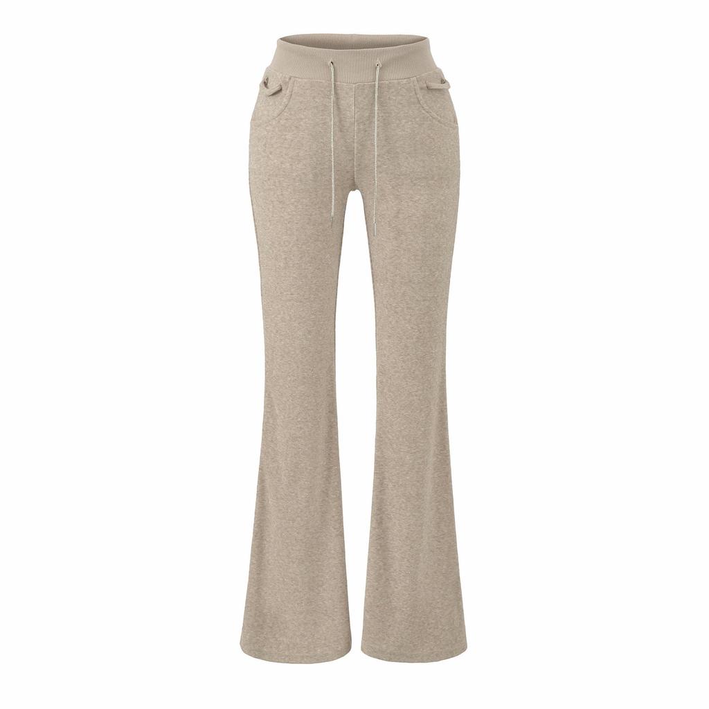 Spring 2026 Women's Diamond Chain Hooded Cardigan & Flare Pants Set