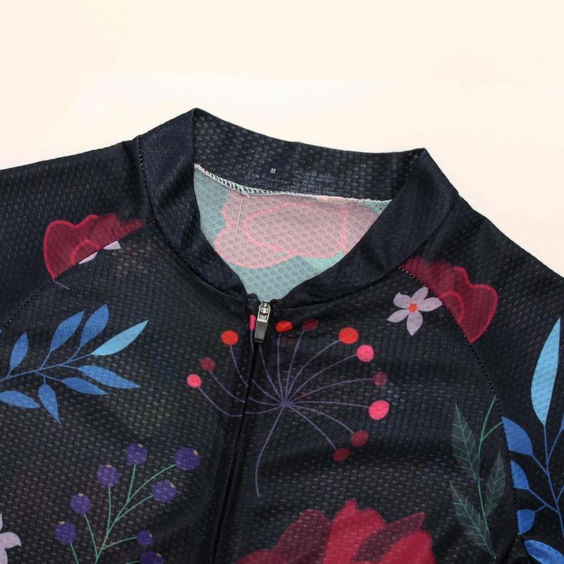 Summer Short Sleeve Riding Bicycle Cycling Clothing Set Women Sport Jerseys Suits