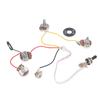 Electric Guitar Wiring Harness Kit 3 Way Toggle Switch 500K Pots Guitar Prewired Wire Harness for LP Guitars
