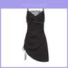 Silk Sleepwear Dress For Women With Vneck And Lace Detail Sleepwear For Lounge And Nightwear