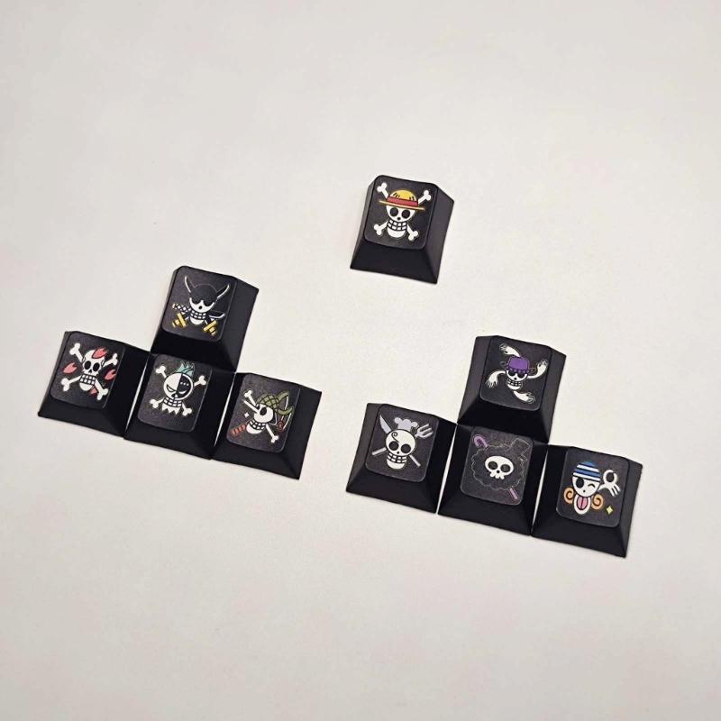 Cartoon PBT Keycap WASD Direction ESC Keys Keycaps Set for Mechanical Keyboard PBT Keycaps 9PCS/Set