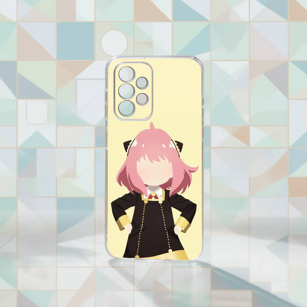 

Spy Family Anya Phone Case For Samsung S25,S24,S21,S22,S23,S30,Ultra,S20,Plus,Fe Transparent Cover Samsung S21