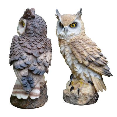 Innovative Resin Craft Owl Shape Bird Proof Garden Ornaments Buy At A Low Prices On Joom E Commerce Platform