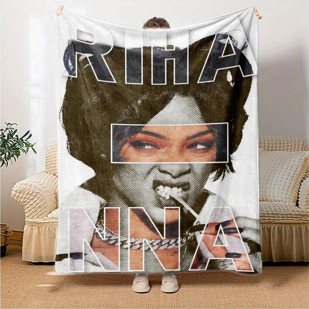 Rihanna Blanket, High quality Comfortable for All Seasons, Home Decor, Warmth and Comfort