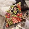 Flower Fairy Pillow Case Fashion Square Pillowcase Bedroom Sofa Room Ins Decoration Leisure
