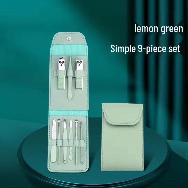 Portable Candy Color Nail Clipper & Manicure Set with Ear Pick