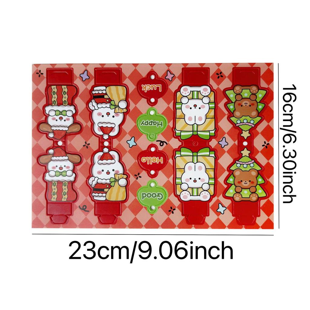 Christmas Cartoon Lollipop Card: Inspirational Greeting with Encouraging Words & Exquisite Illustration for Students