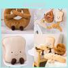 Cartoon Pretzel Croissant Toast Bread Plush Toy Soft Stuffed Food Doll For Kids