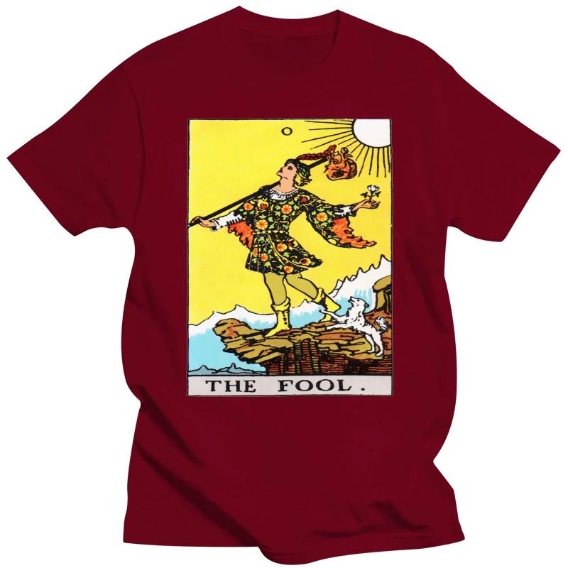 Summer Harajuku Custom T Shirt Heavyweight Informal New Arrival Vintage Funny Anime Hot Sale Clothes Men T Shirt The Fool Tarot