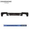 BMW X3 G01/G08 Rear Lip Kit: Glossy Black Carbon Fiber Diffuser
