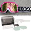 Outdoor Cycling Goggles Mountain Bike Dirt ATV Snowboarding Windproof Sport Sunglasses With Interchangeable Lenses