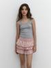 Asula Lace Jersey Cancan Skirt (Pink)