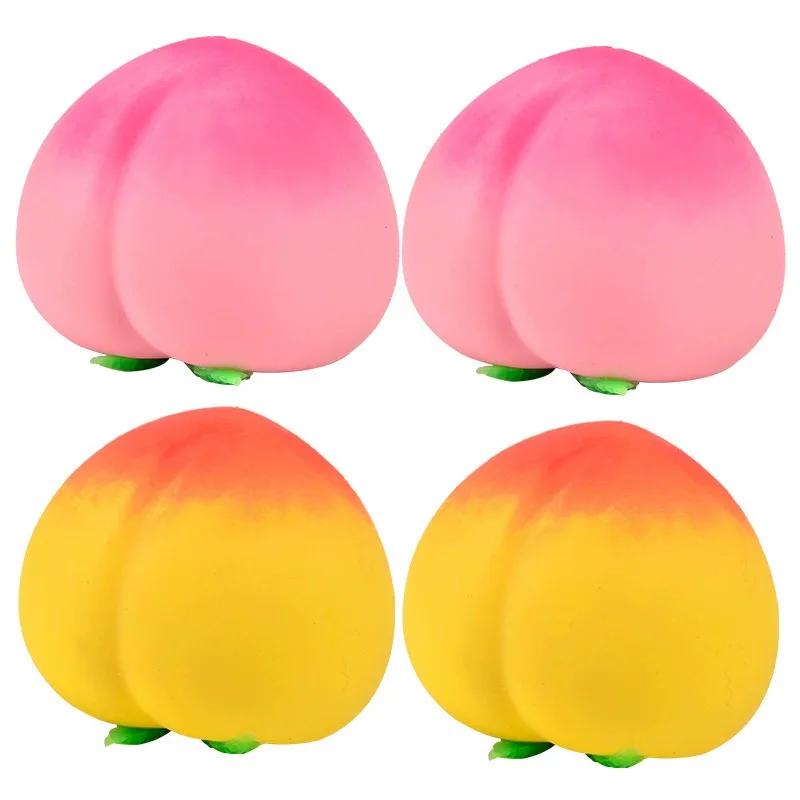 Perzik Squishy Stressbal Mustbuy Needoh Leuke Kubus Kaas Squishy Squishies Needoh Squishies Squishy Speelgoed Fidget Sensorisch Speelgoed fo