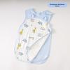 Pure Cotton Baby Sleeping Bag - All-Season Quilted Anti-Kick Blanket for Newborns