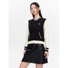 PEACEBIRD Women's Baseball Collar Knit Jacket