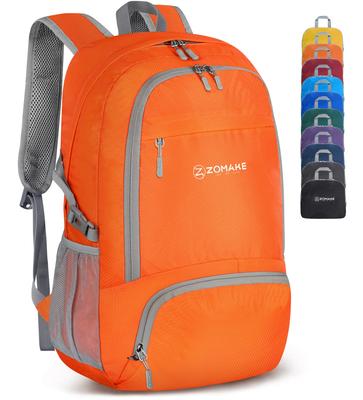 ZOMAKE Foldable 30L Large Outdoor Hiking Travel Backpack for Men and Women Backpack, Capacity, Pocketable, Lightweight, Waterproof, Compact, Backpack,