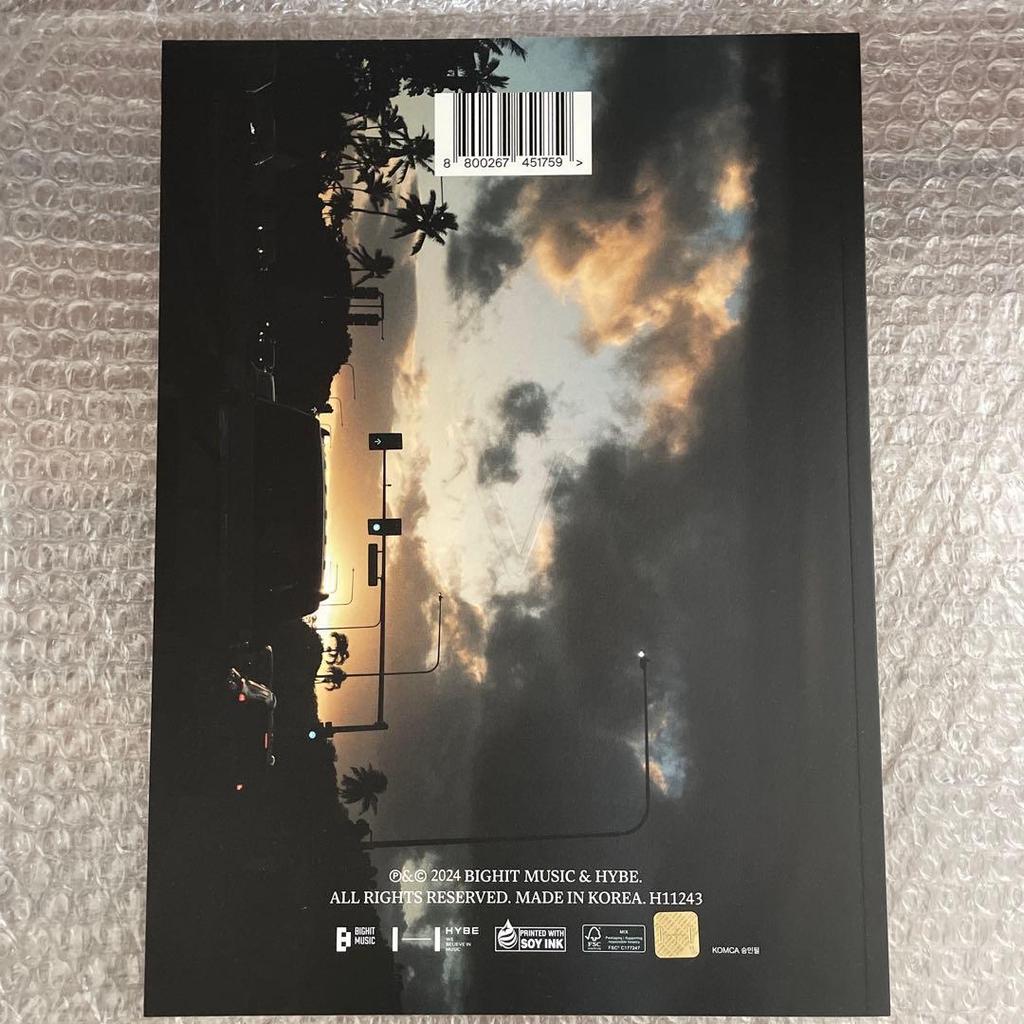 [USED] V Photobook BTS V Taehyung Cover Trading Card Official Bulk Sale