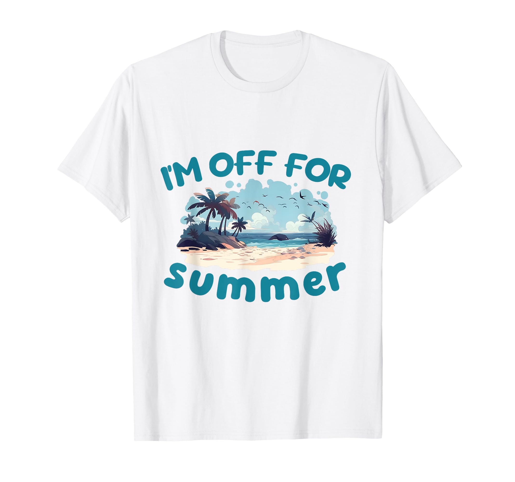 

Taking a break for summer Funny apparel for summer T-Shirt білий