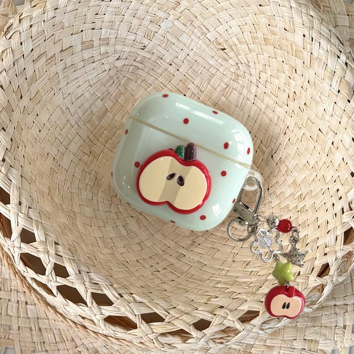 Ins Korean polka dot Apple AirPods Pro1/1 generation earphone case Pro pendant AirPods airpods 1/2 generation