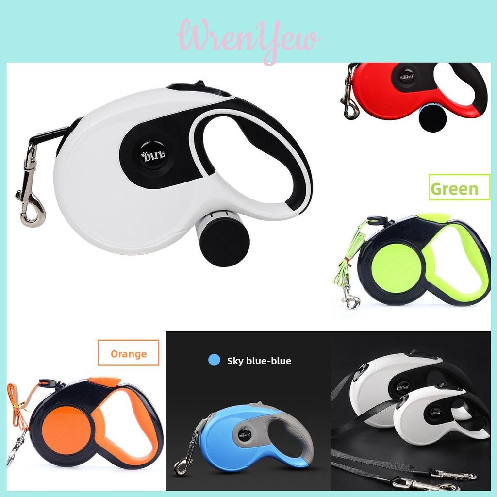 Pet Auto Retractable Traction Rope With Abs Nylon Cord For Walking And Training