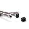 10Pcs 6mm Bike Rubber Stem Top Cover Headset Caps Black Rubber Headset Screw Cover Dustproof Headset Cover Enduring